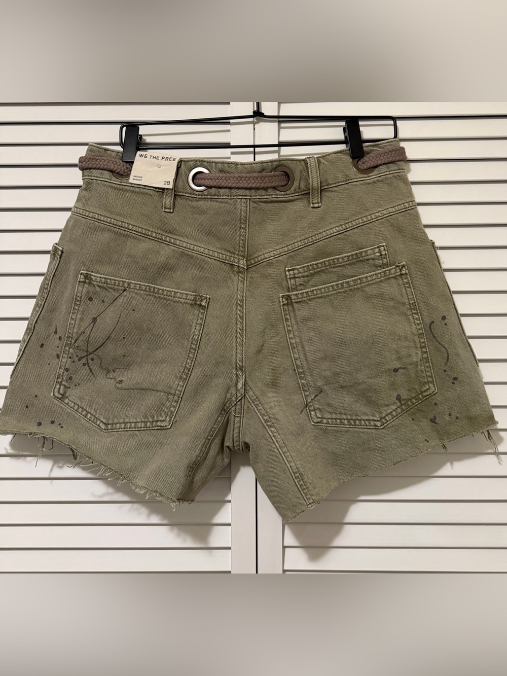 NWT WeThe Free Moxie Barrel Shorts - Picture 4 of 6